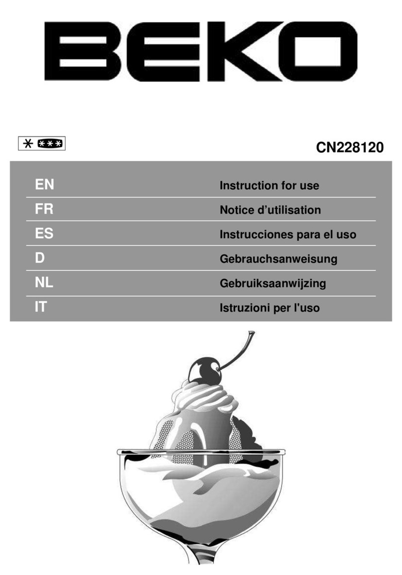 Beko CN228120 User manual