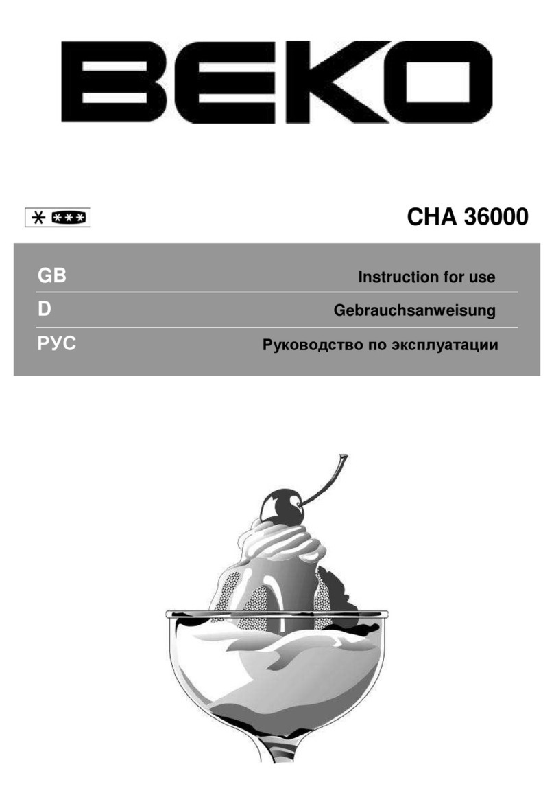 Beko CHA 36000 Instructions for use