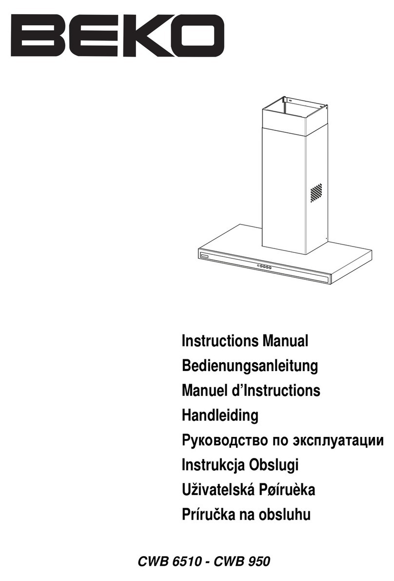Beko CWB 950 User manual