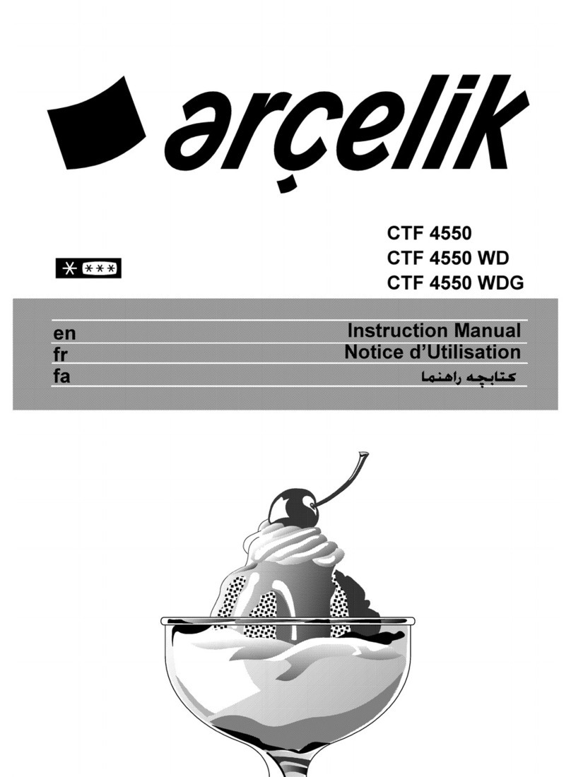 arcelik CTF 4550 manual