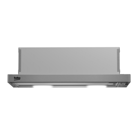 Beko CTB 6407 W Dimensions