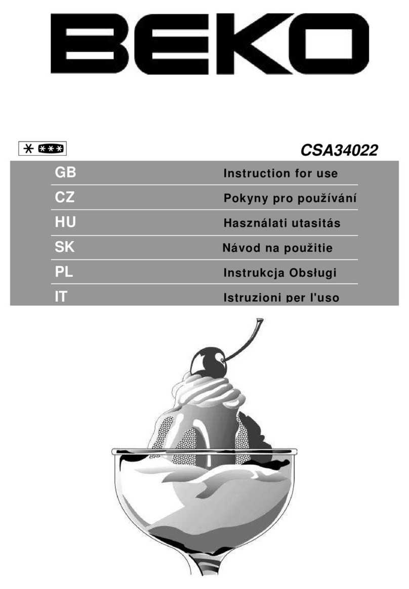 Beko CSA34022 User manual