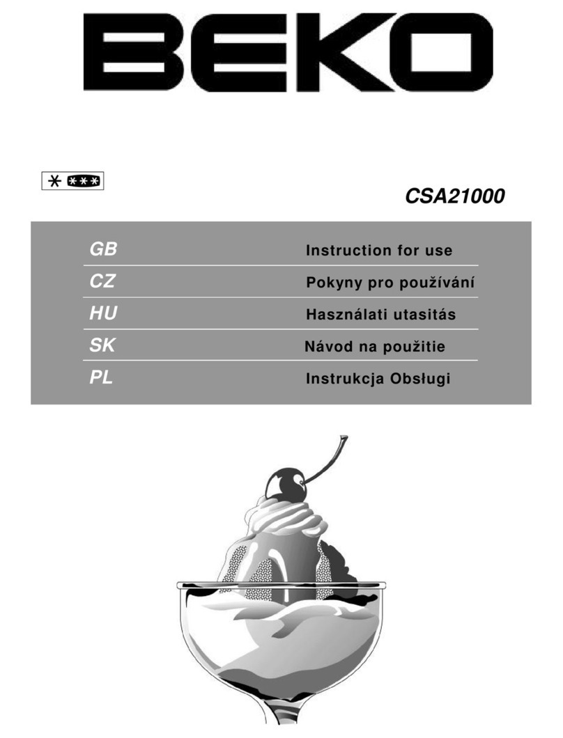 Beko CSA21000 návod na použitie