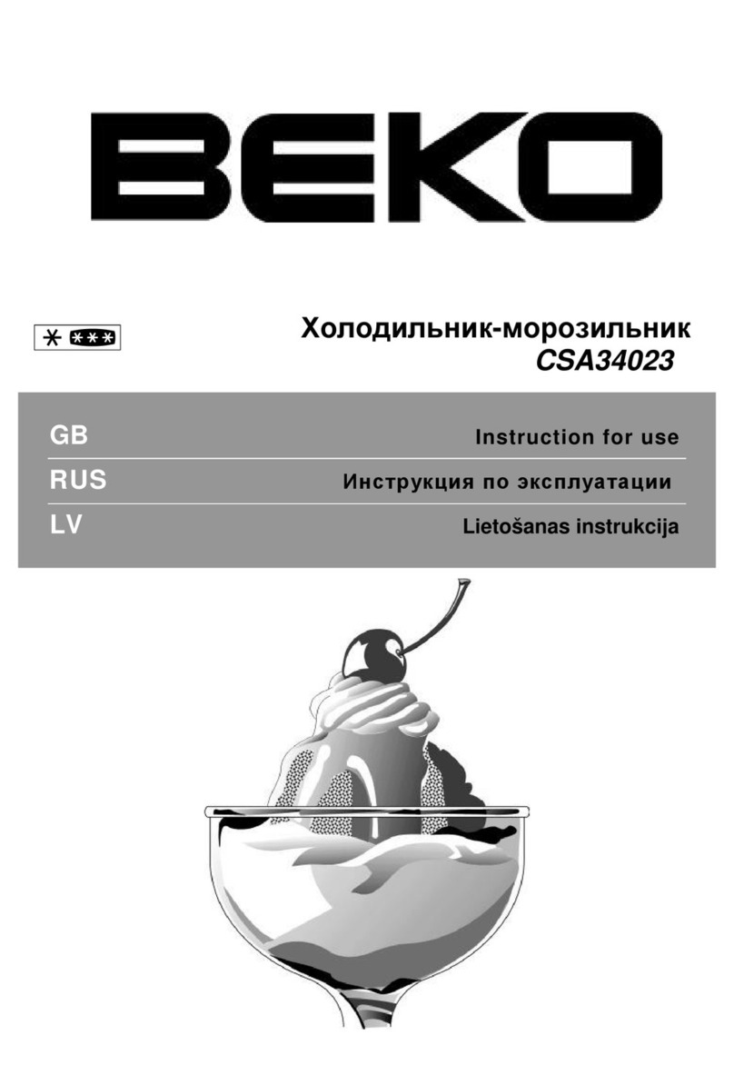 Beko CSA 34023 User manual