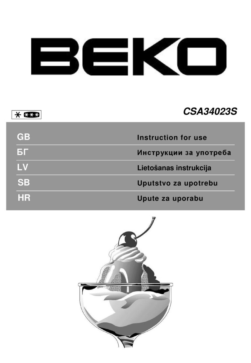 Beko CSA 34023 User manual
