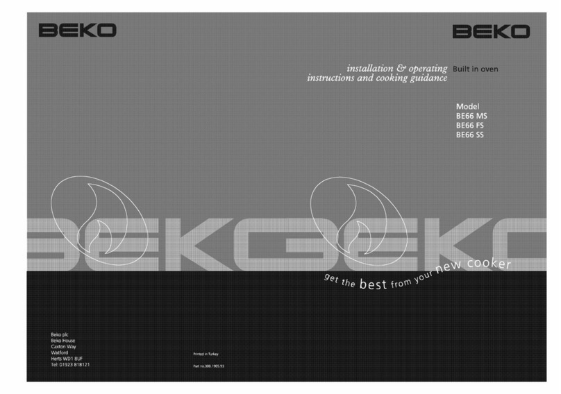 Beko BE66 FS Manual