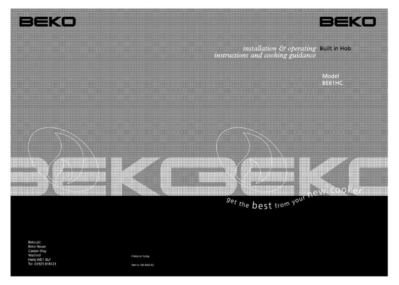 Beko BE61HC Manual