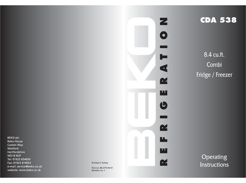 Beko B-735CDA538 User manual
