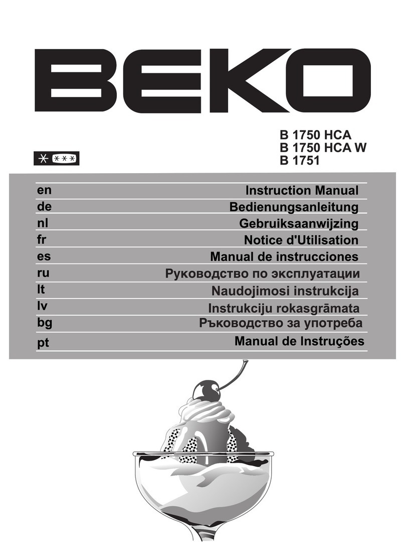 Beko B 1751 User manual