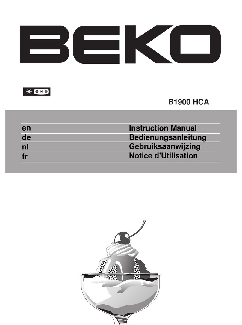 Beko B 1900 HCA User manual