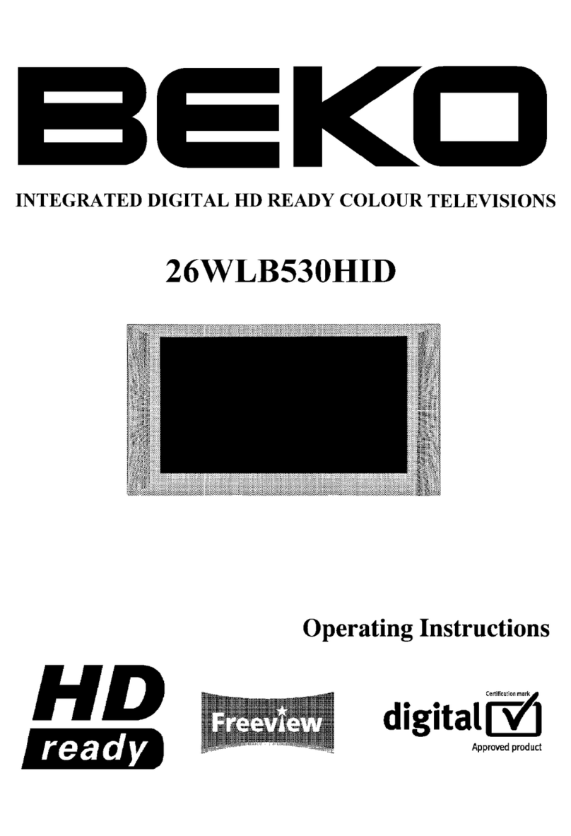 Beko 26WLB530HID operating instructions