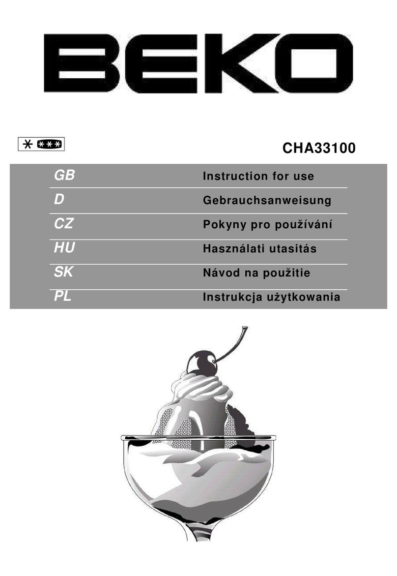 Beko CHA 33100 -  2 User manual