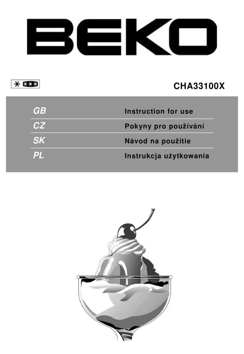Beko CHA 33100X Instructions for use