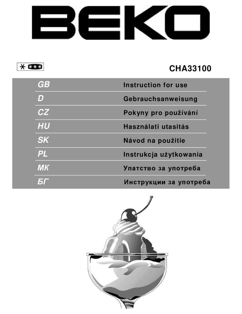 Beko CHA 33100 - ANNEXE 950 Instructions for use