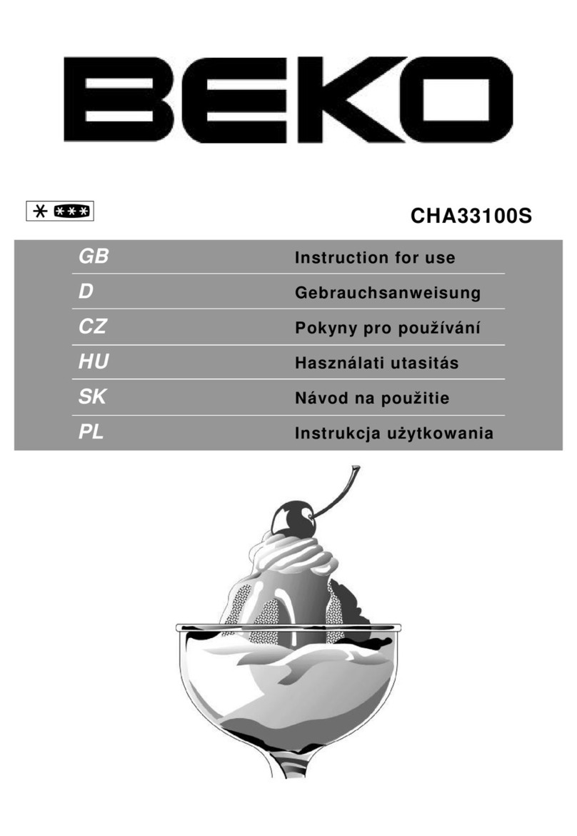 Beko CHA 33100 - ANNEXE 950 Instructions for use