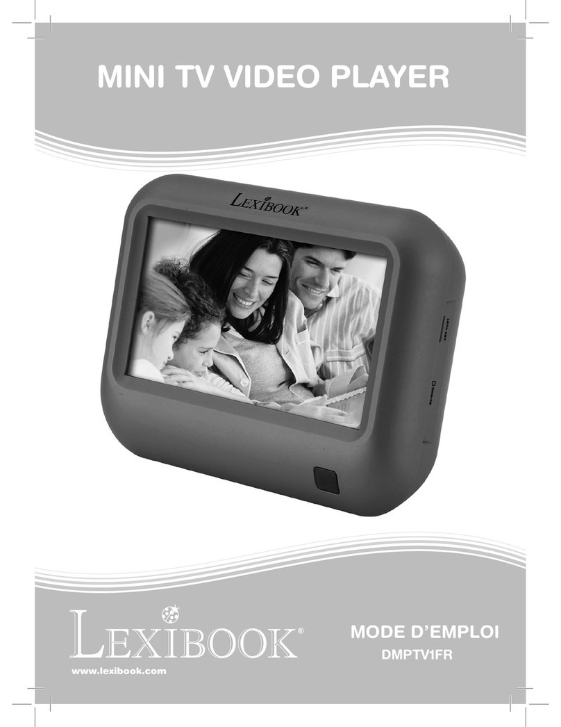 LEXIBOOK DMPTV1FR instruction manual