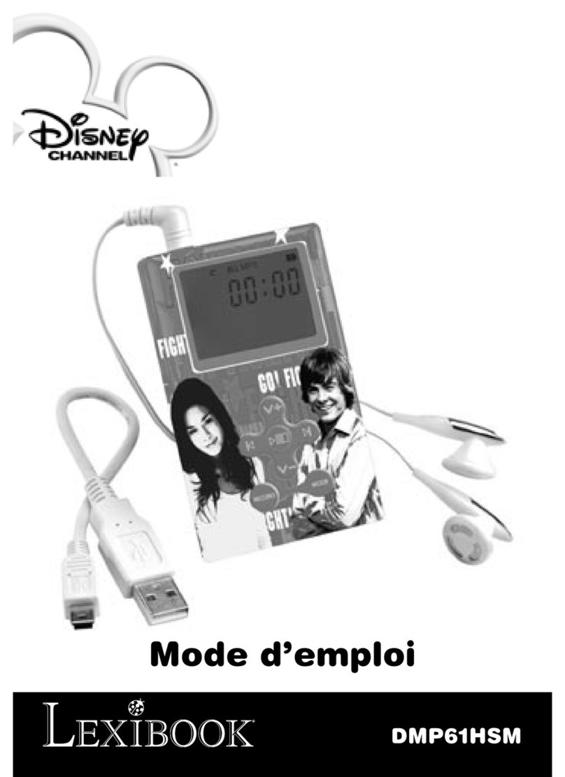 LEXIBOOK DMP61HSM user manual