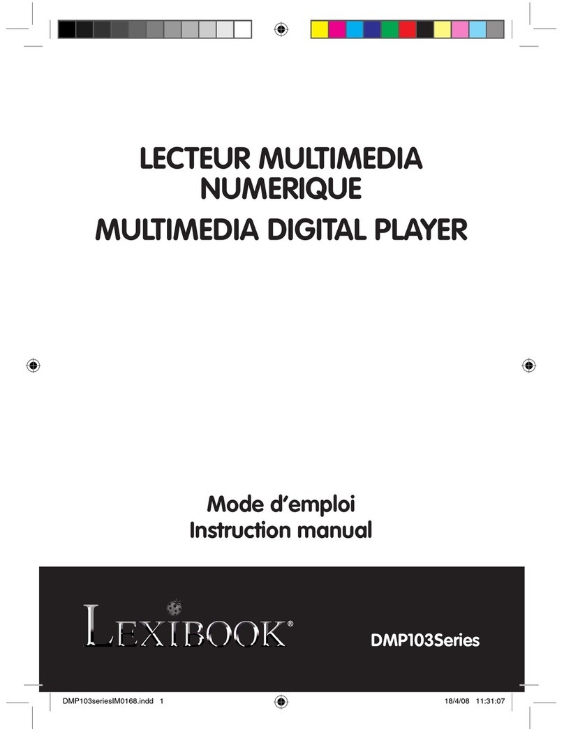 LEXIBOOK DMP103BB User manual