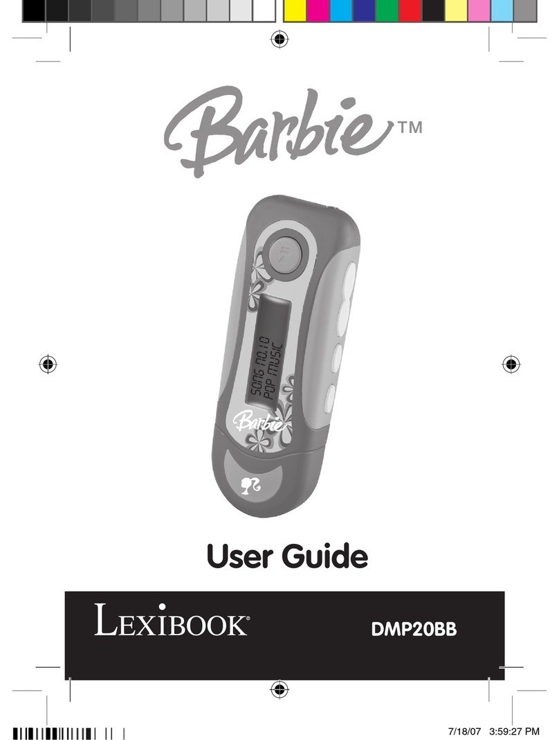 LEXIBOOK Barbie DMP20BB Series user guide