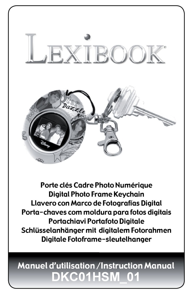 LEXIBOOK DIGITAL PHOTO FRAME KEYCHAIN manual