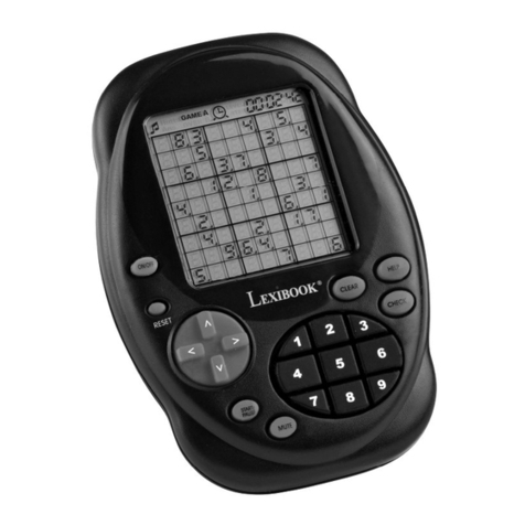 LEXIBOOK ELECTRONIC SUDOKU User manual