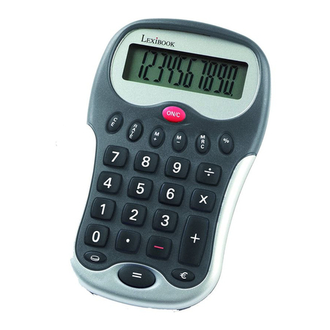 LEXIBOOK E20 User manual