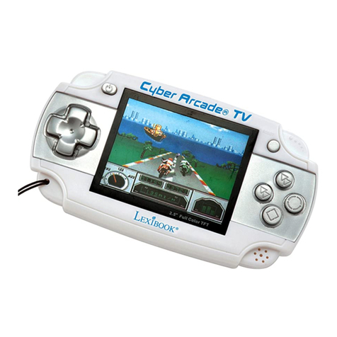 LEXIBOOK CYBER CONSOLE TV User manual
