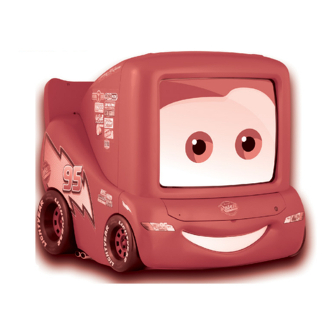 Disney Cars C1320PTVD User manual