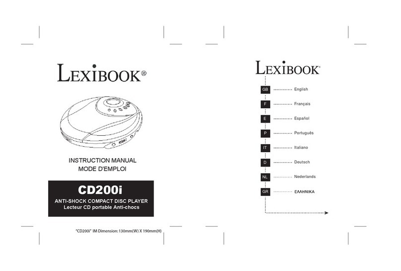 LEXIBOOK CD200I User manual