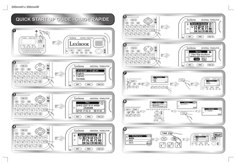 LEXIBOOK MT1500 Troubleshooting guide