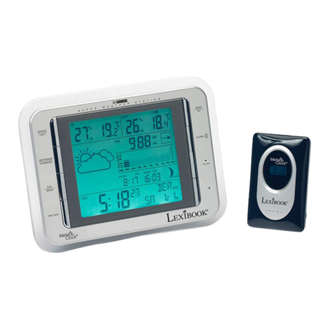 LEXIBOOK METEOCLOCK PURE SM1670 User manual