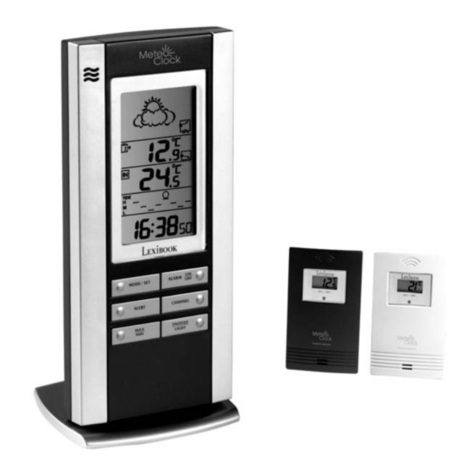 LEXIBOOK MeteoClock SM882 owner's manual