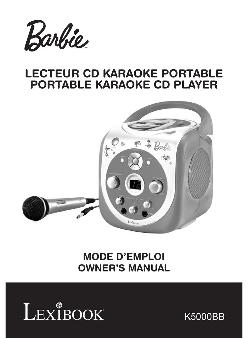 LEXIBOOK K5000BB User manual