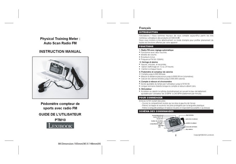 LEXIBOOK PTM10FR instruction manual