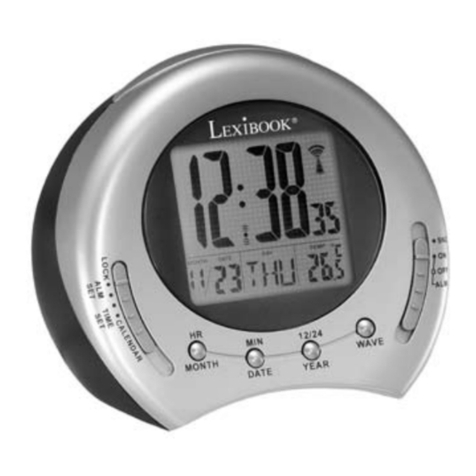 LEXIBOOK PUNCTUAL THERMOCLOCK User manual