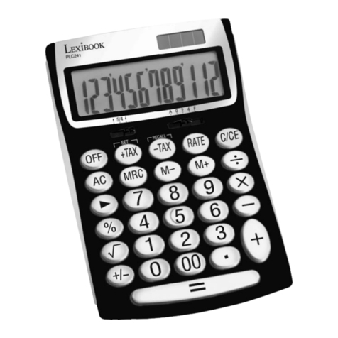 LEXIBOOK PLC241 User manual