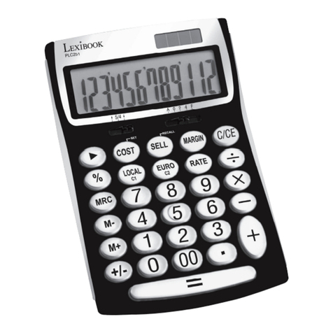 LEXIBOOK PLC251 User manual
