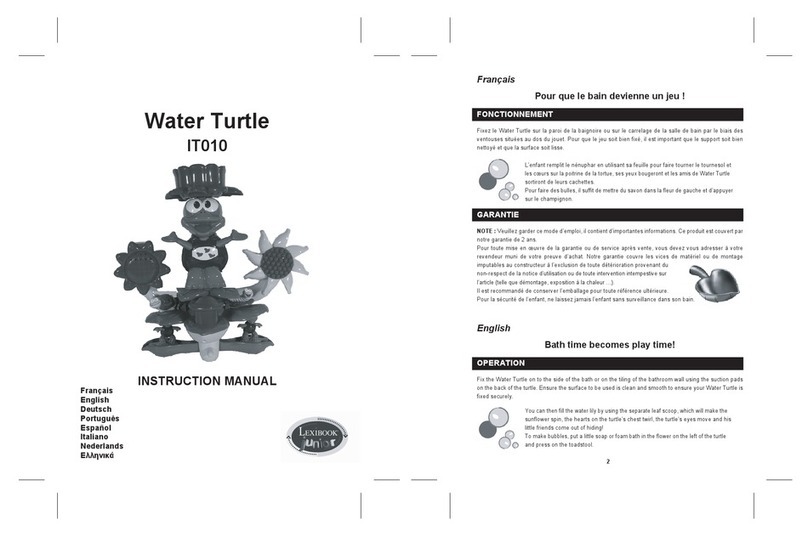 LEXIBOOK Water Turtle IT010 User manual