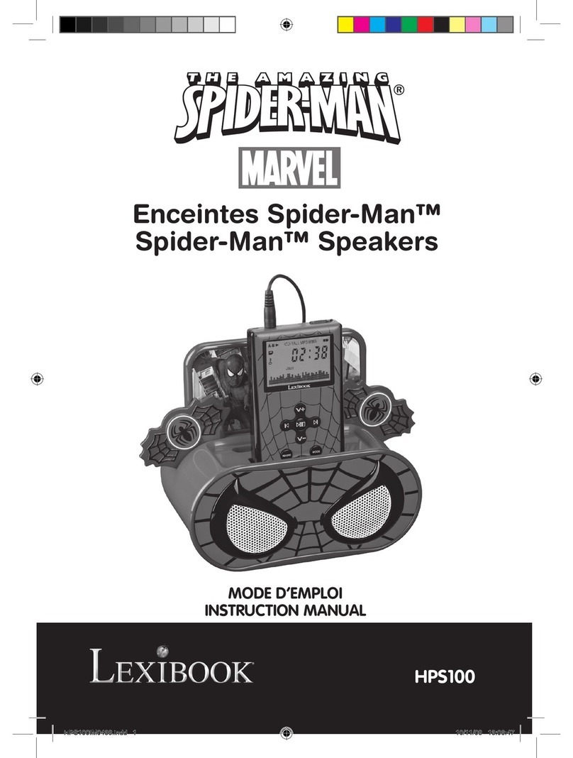 LEXIBOOK The Amazing Spider-Man HPS100 instruction manual