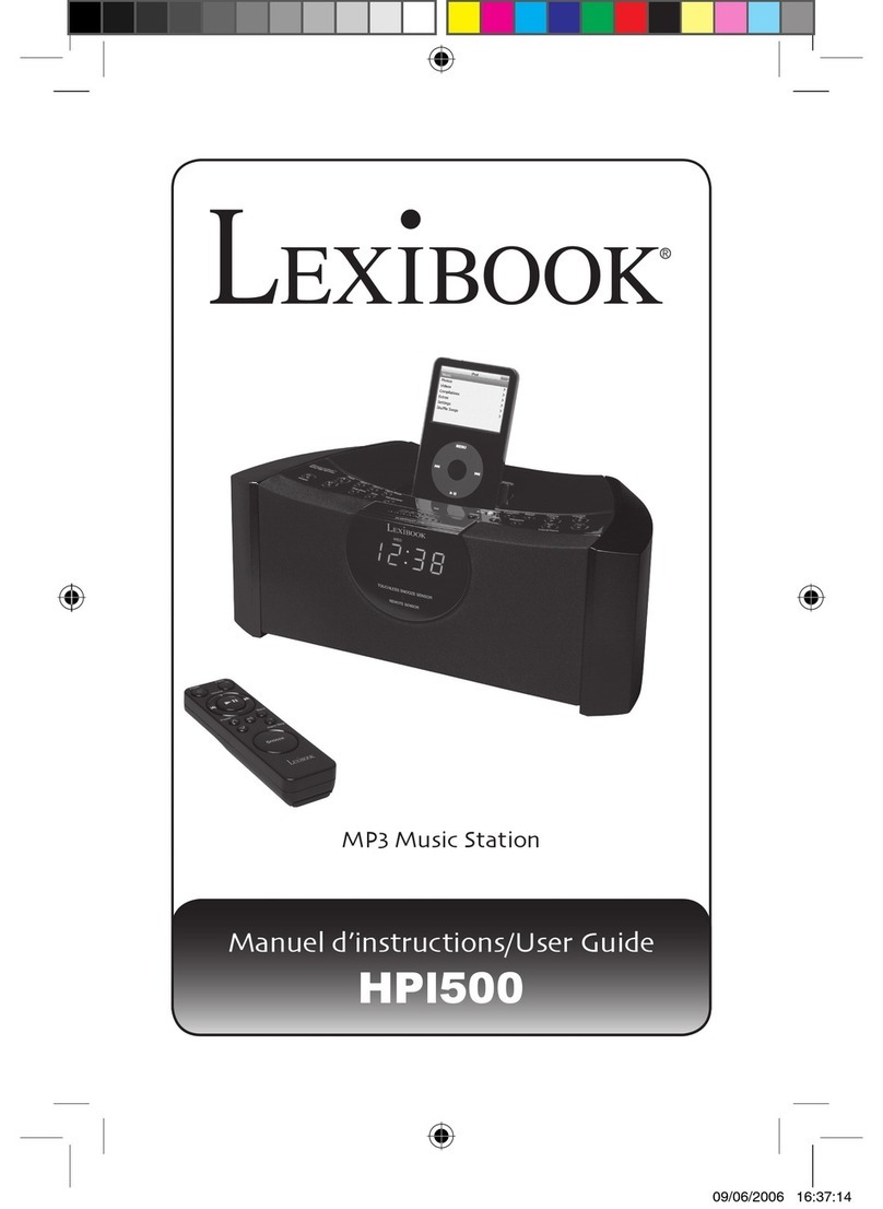 LEXIBOOK HPI500 user guide