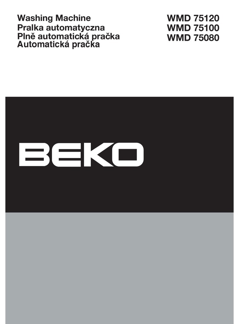 Beko WMD 75120 manual