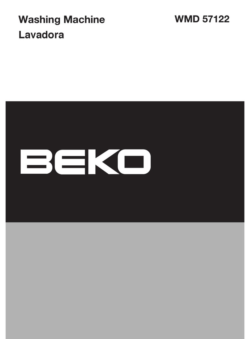 Beko WMD 57122 manual