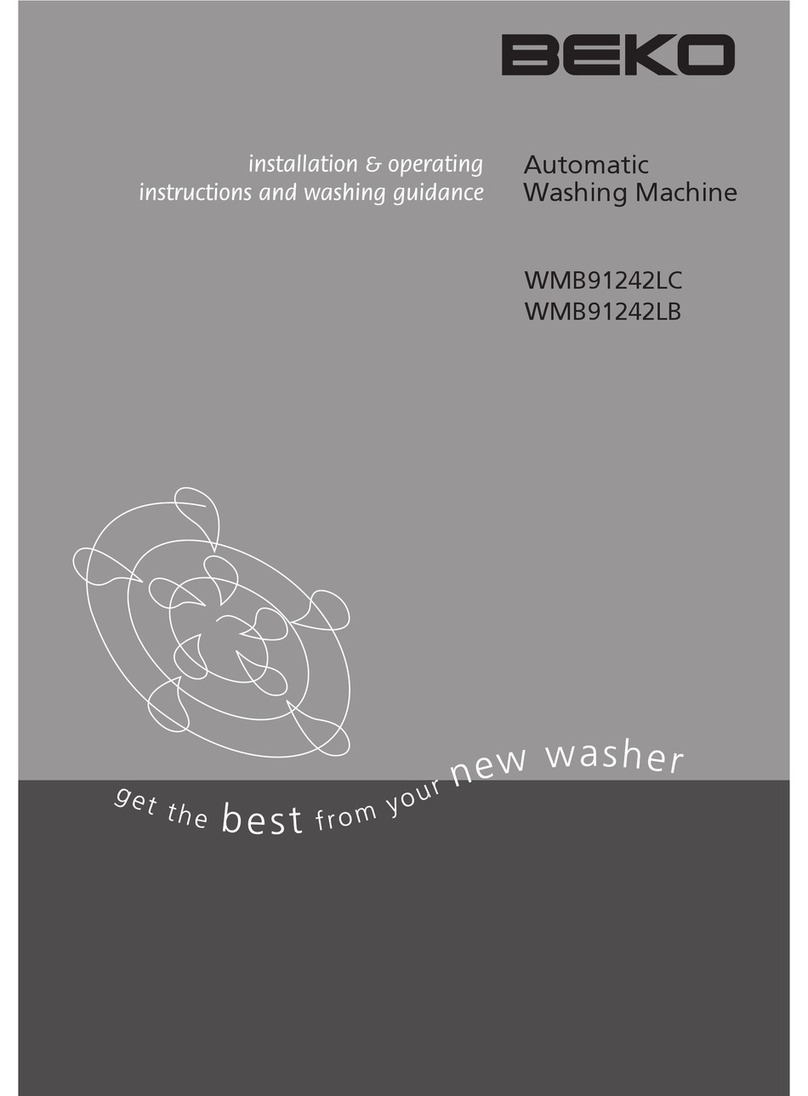 Beko WMB91242L Operating instructions