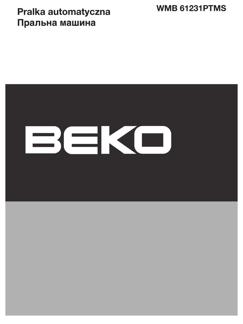 Beko WMB 61231 PTMS User manual