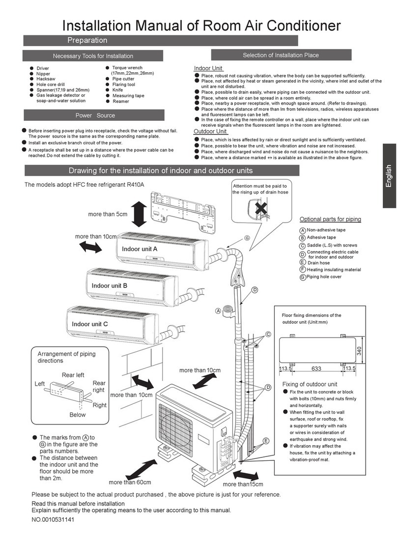 Haier 3HUM18HB03-R2 User manual Haier 3HUM18HB03-R2 User manual