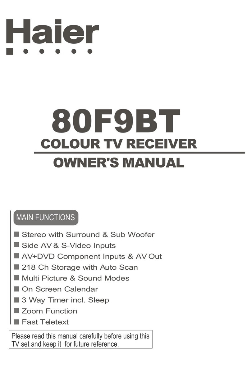 Haier 34T9B User manual Haier 34T9B User manual