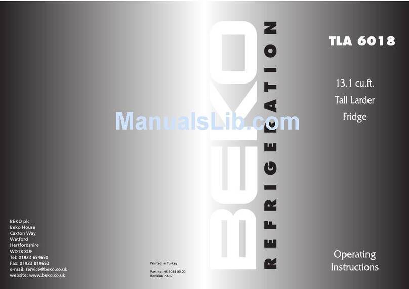 Beko TLA 6018 User manual Beko TLA 6018 User manual