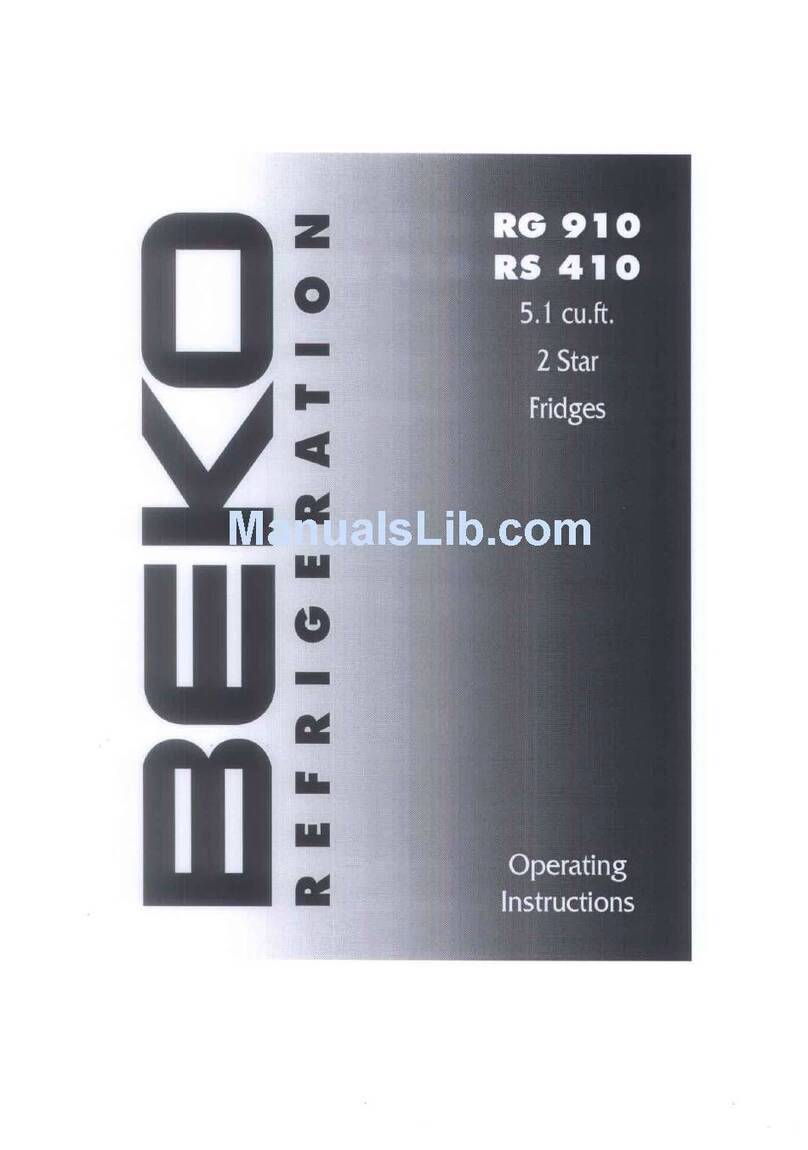 Beko RS 410 User manual Beko RS 410 User manual