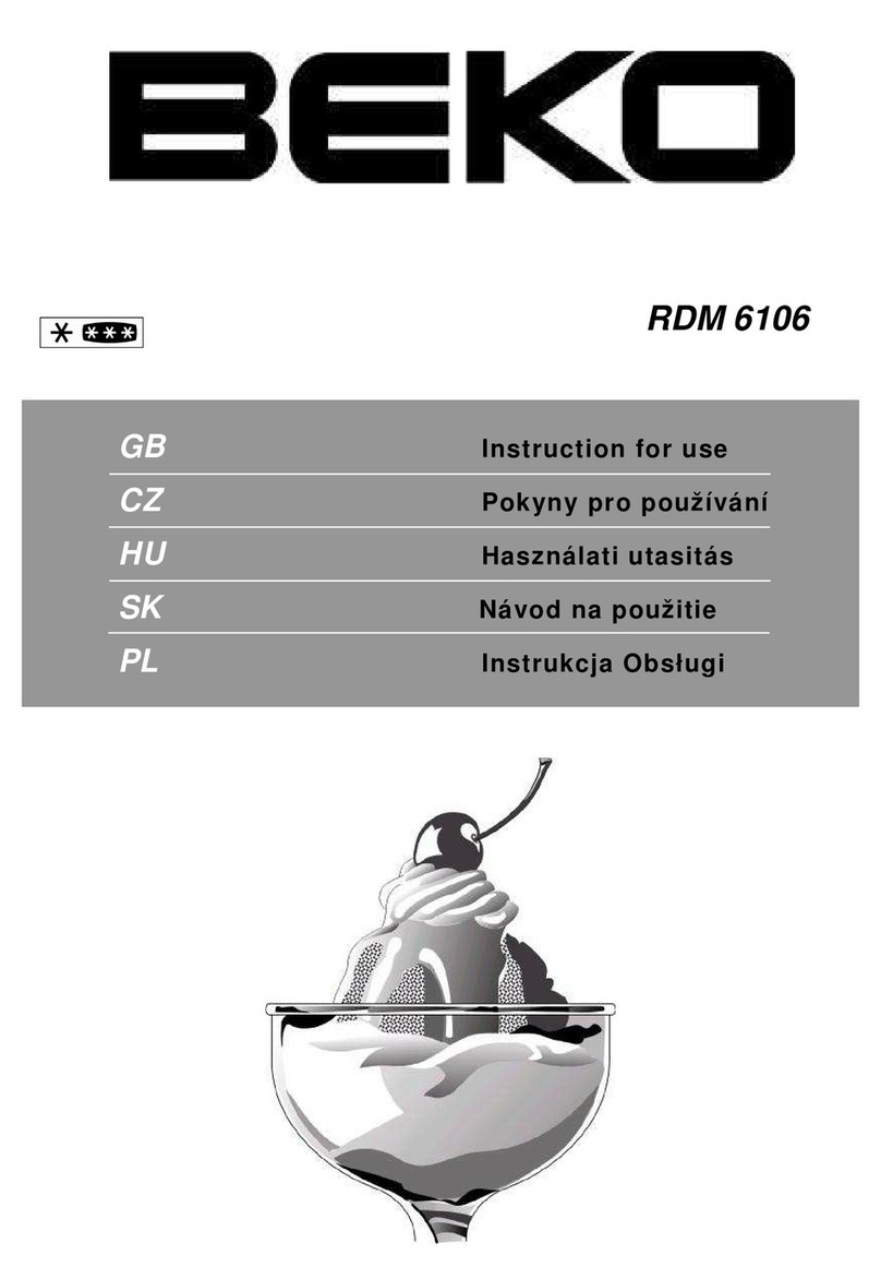 Beko RDM 6106 User manual
