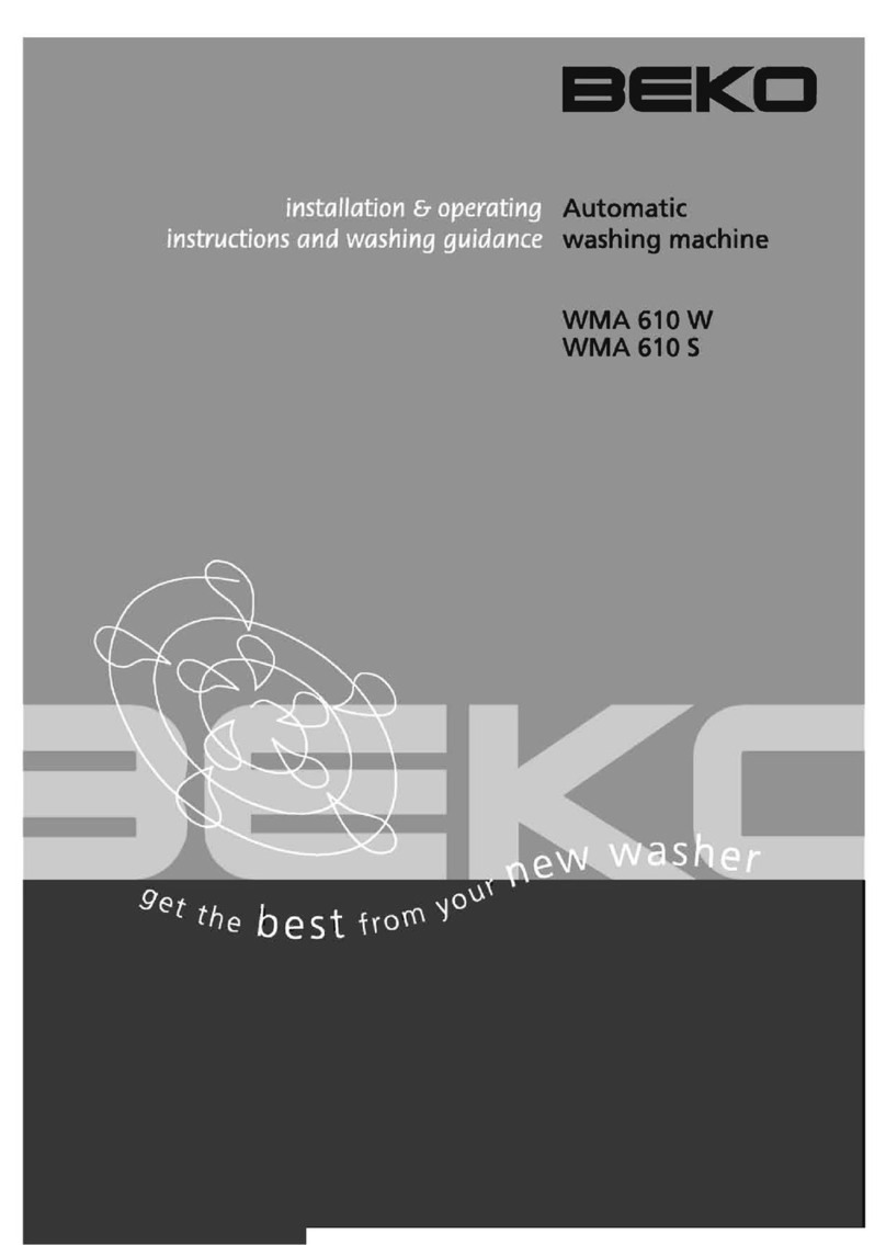 Beko WMA 610 W manual